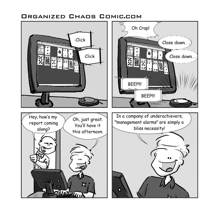 OCC Comic #21 - Solitaire Games